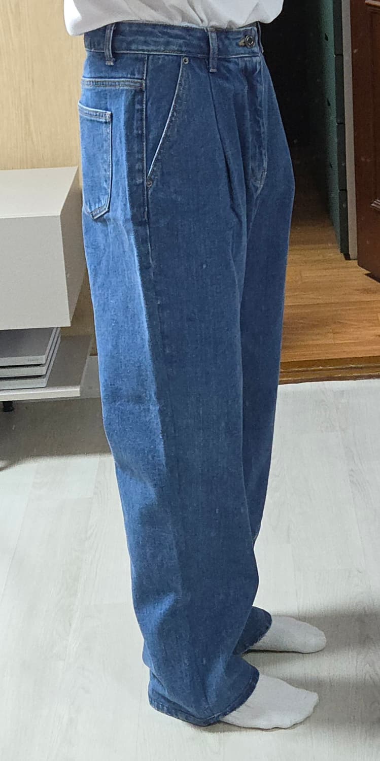 드파운드 와이드 핀턱 데님  상품이미지9