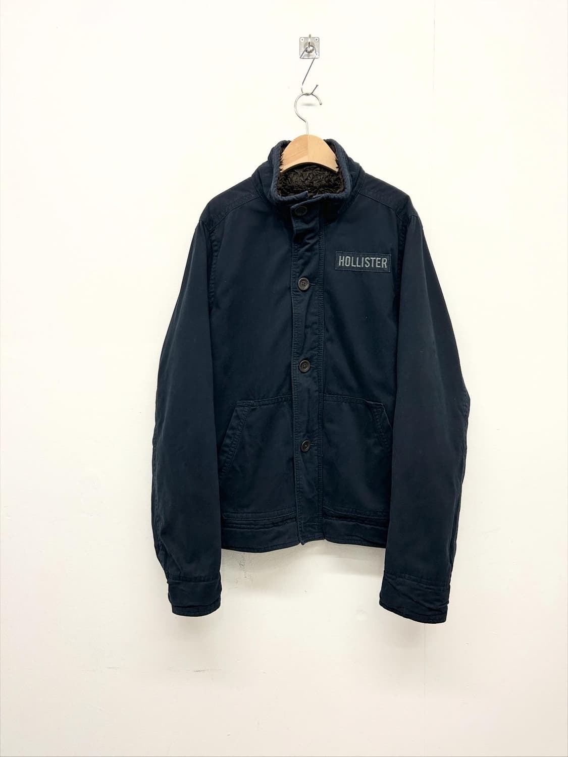 홀리스터 네이비 코튼 숏 자켓 상품이미지1