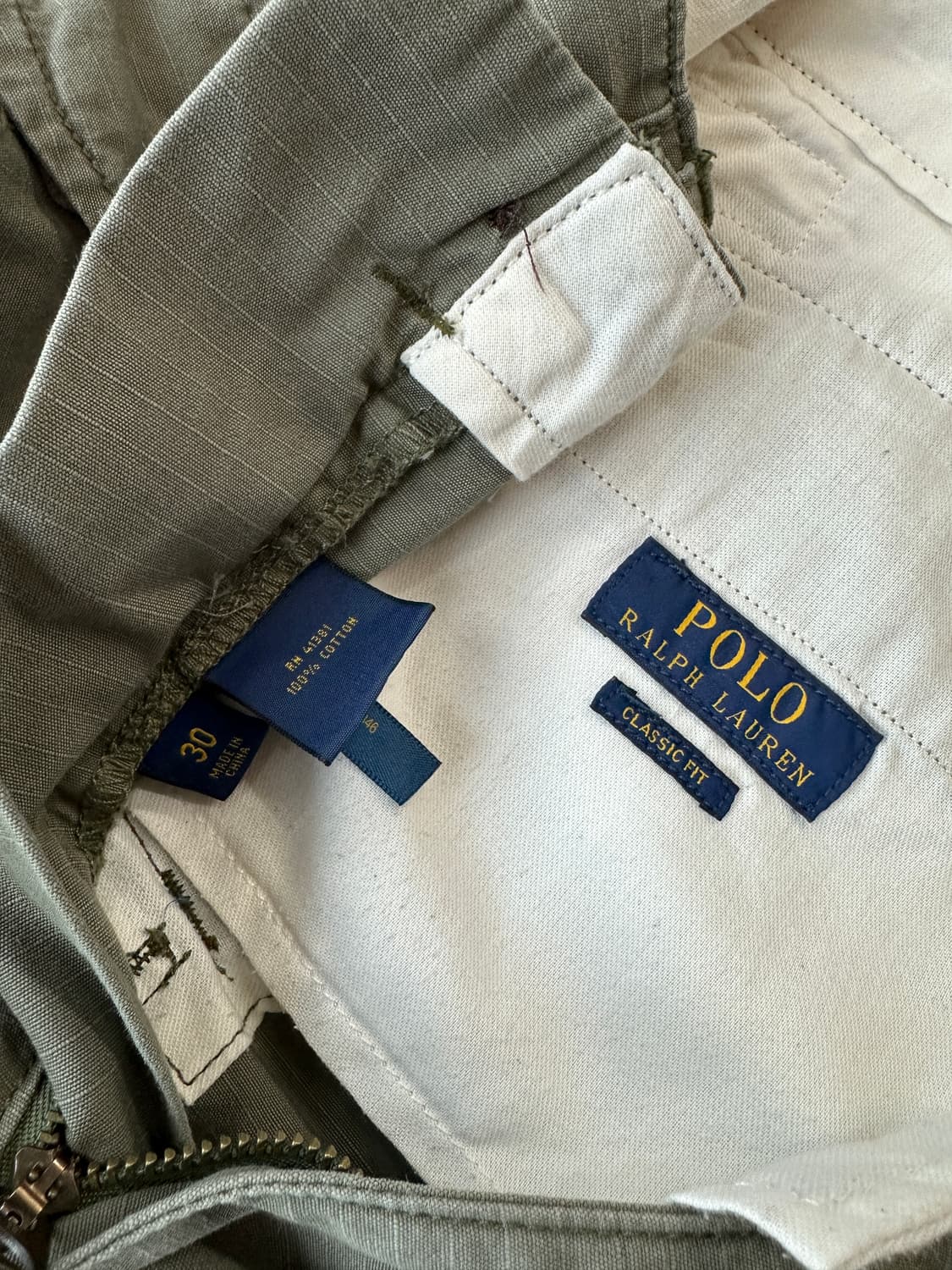 폴로 랄프로렌 립스탑 유틸리티 카고 쇼츠 올리브그린 30 상품이미지7