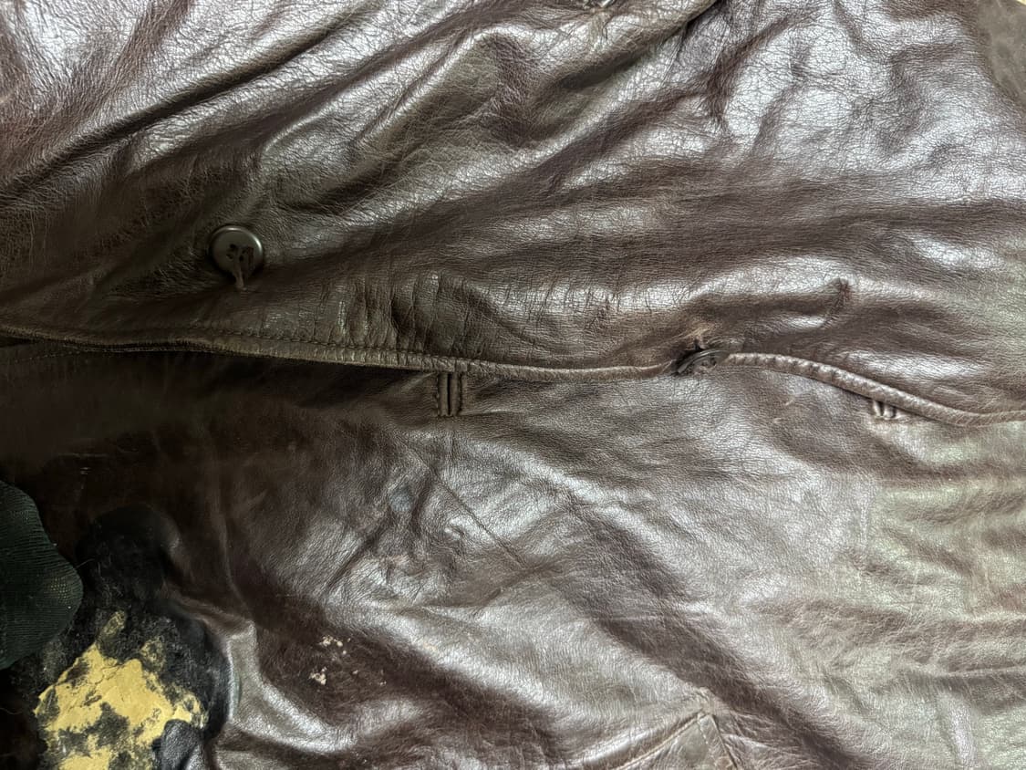 올드 갭 레더 카코트 90s L 다크 브라운 뤡코즈 팔리할리우드 상품이미지7