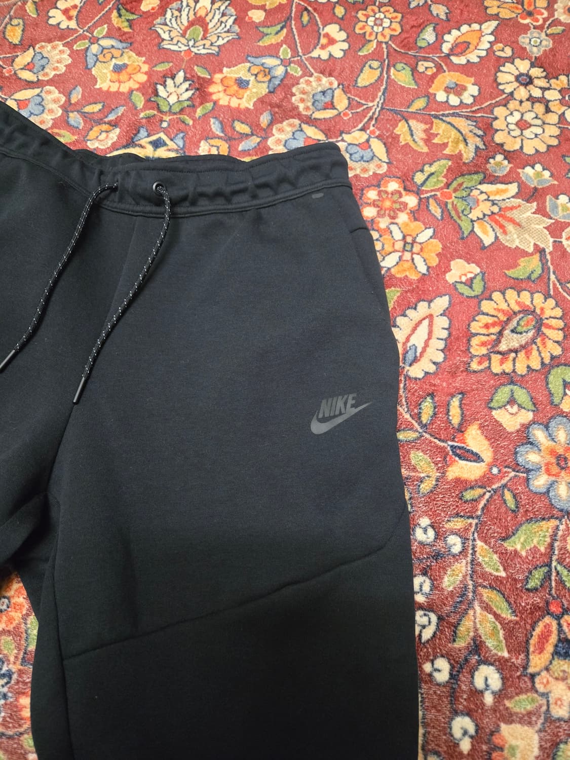 [L] 나이키 테크 플리스 조거 팬츠 블랙 상품이미지2