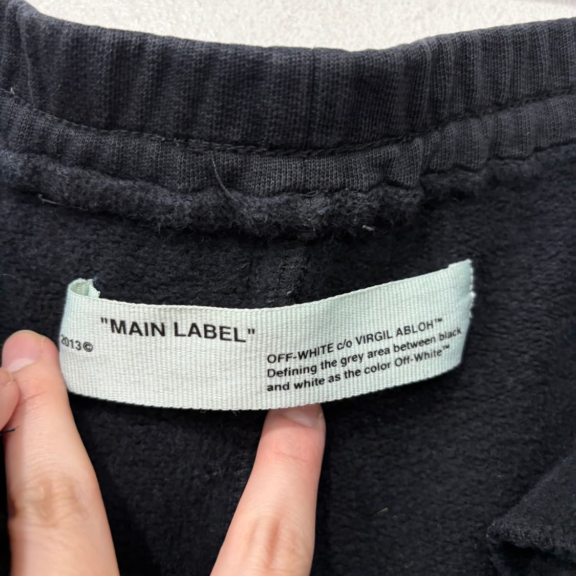 오프화이트 갤럭시 조거 팬츠 상품이미지4