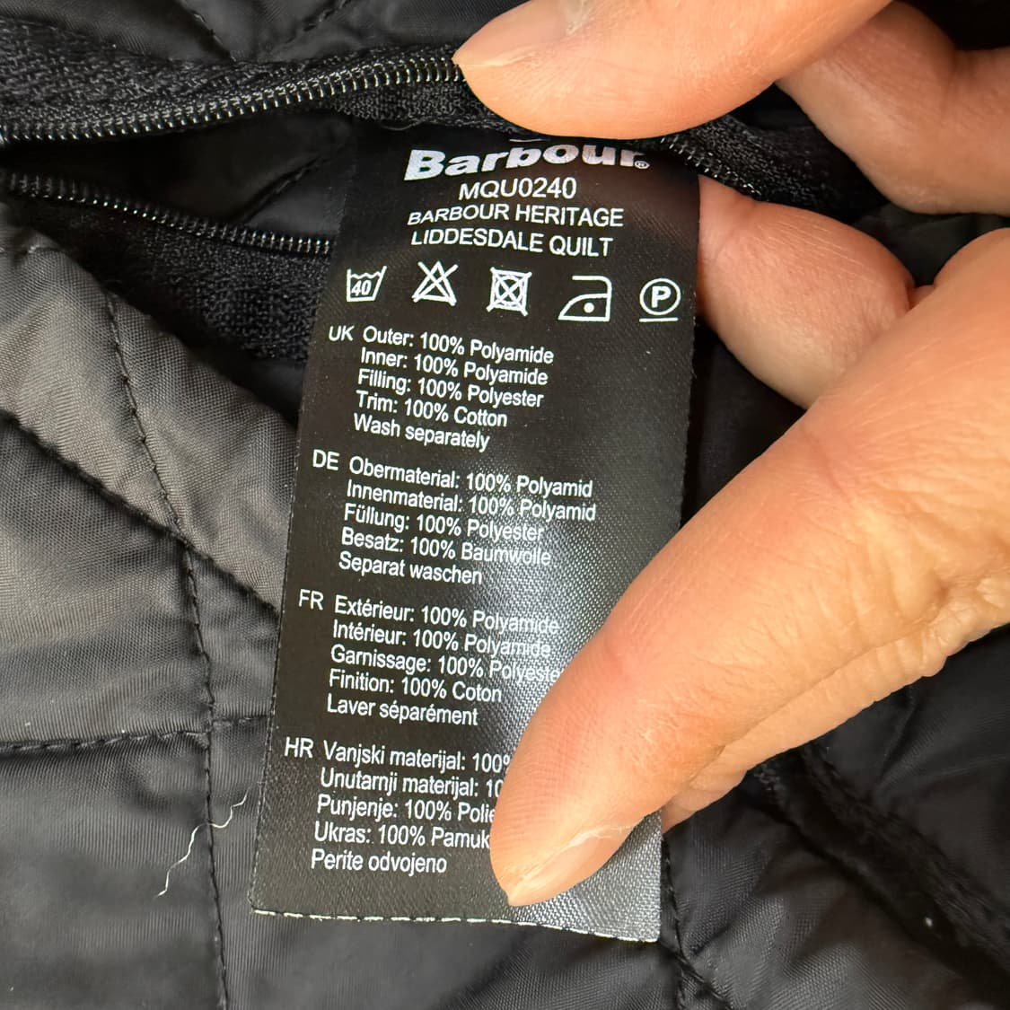 L 바버 헤리티지 퀼팅 자켓 0327T 상품이미지4
