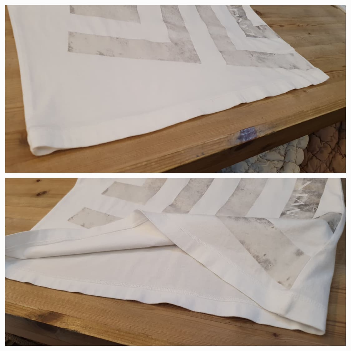 95/66.랑방 온 블루 화이트 반팔티(공용) 상품이미지5