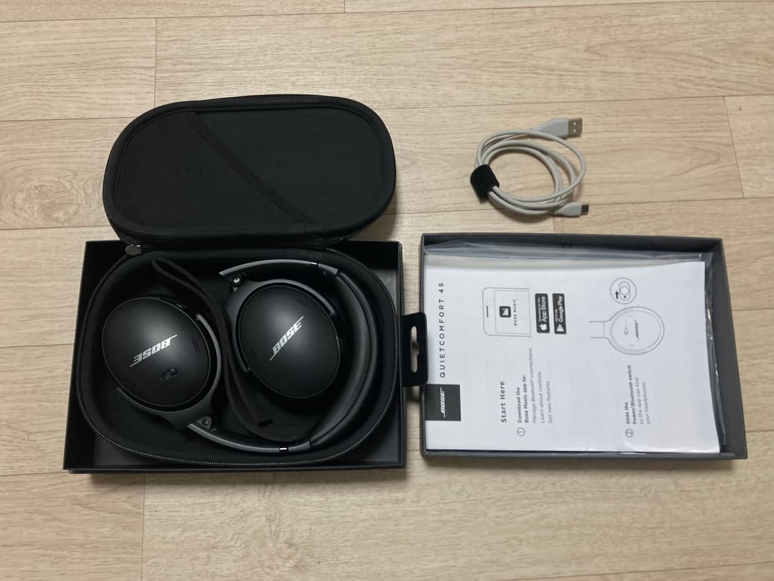 보스(BOSE) QC45 헤드폰 판매 상품이미지6