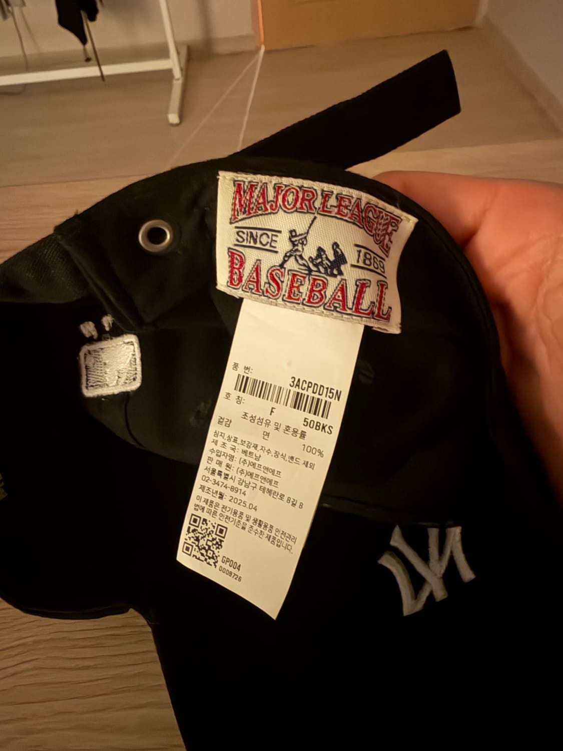 (F) MLB 언스트럭쳐 볼캡 블랙 상품이미지3