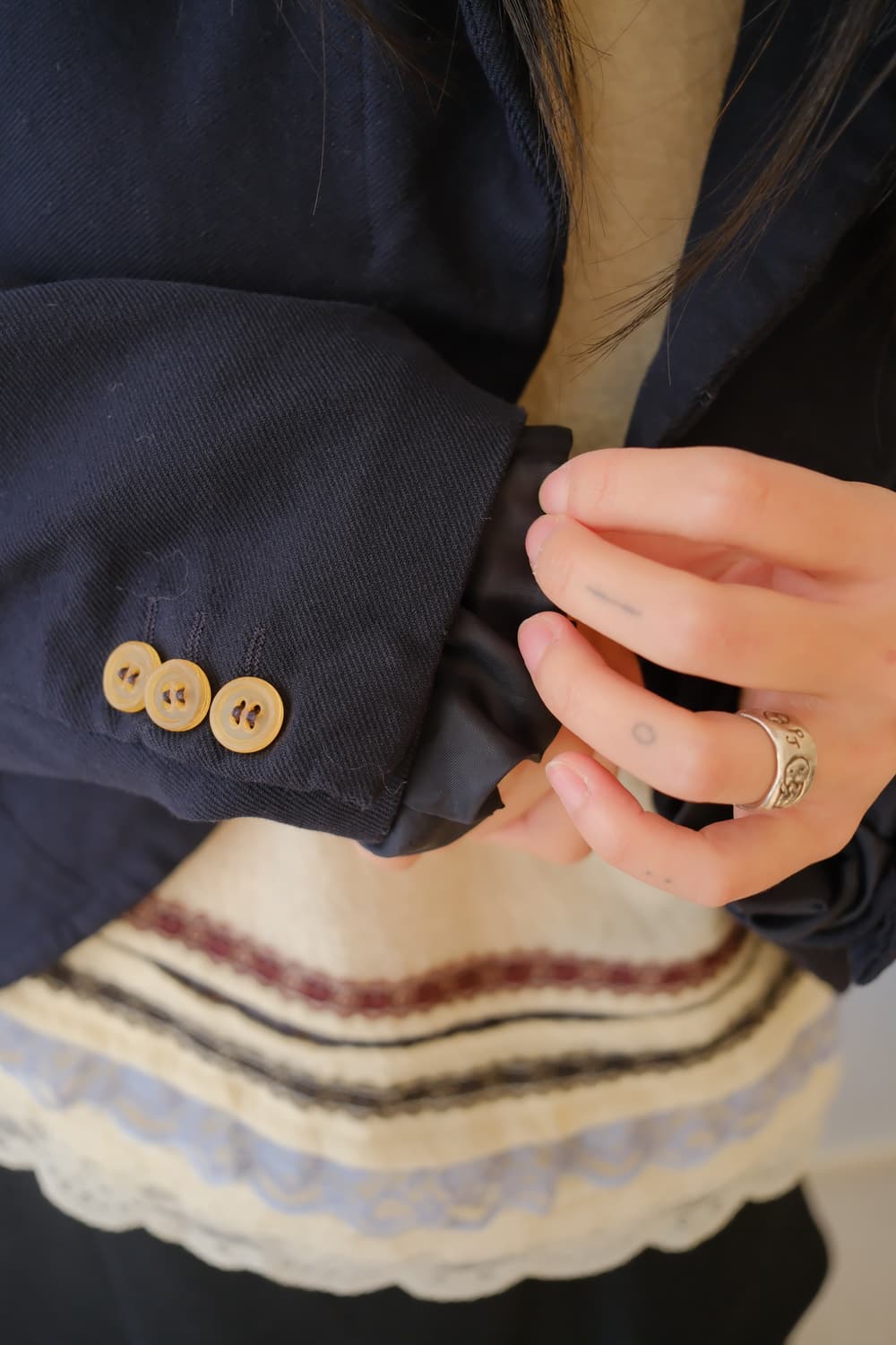 Boiled polyester tailored jacket 상품이미지4