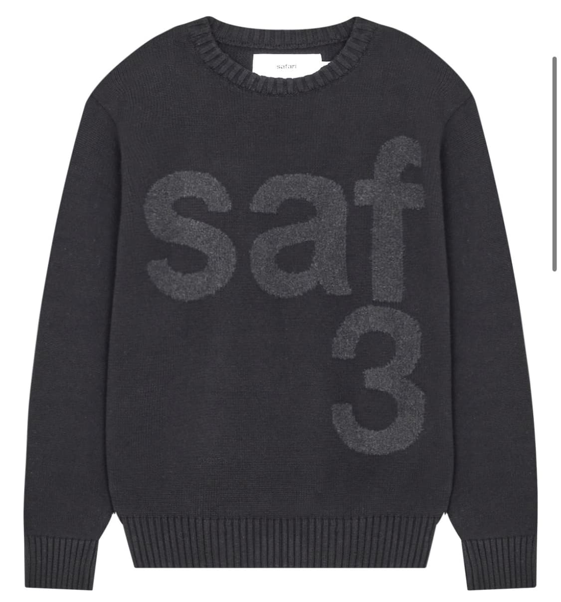SAFARISPOT BASIC SAFARI KNIT BLACK 상품이미지2