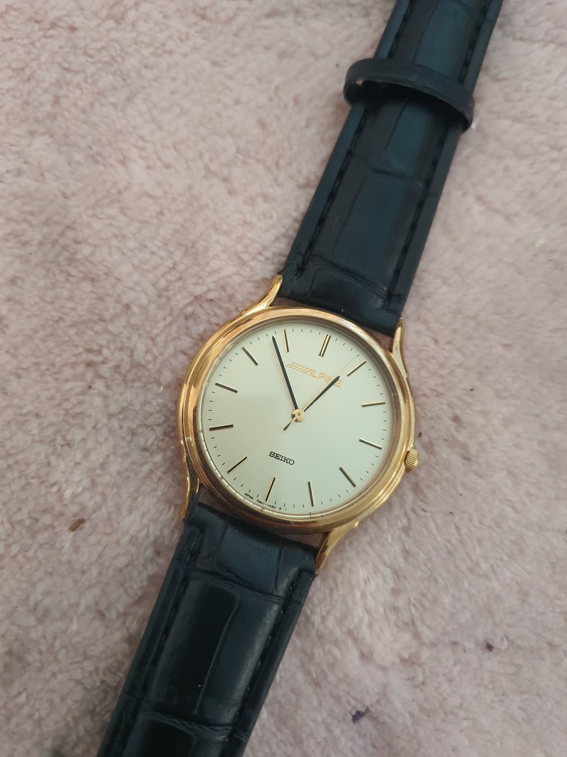 세이코빈티지 금장 드레스워치 상품이미지2