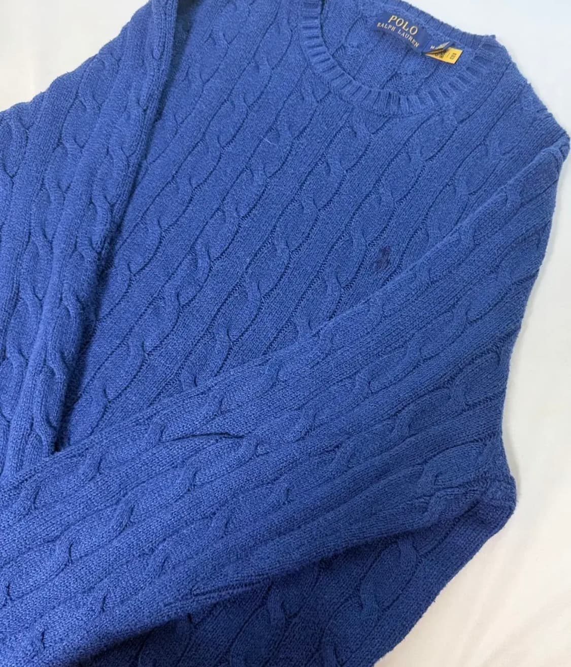 폴로 랄프로렌 네이비 케이블 니트 상품이미지1