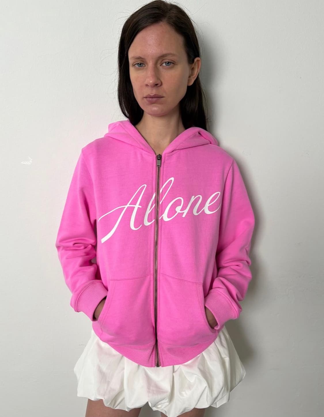 just haus ZIP-UP HOODIE, HOT PINK 상품이미지1