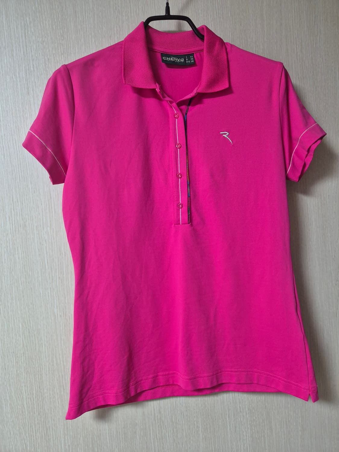 (명품) 쉐르보 골프웨어 카라티 반팔 42  상품이미지1