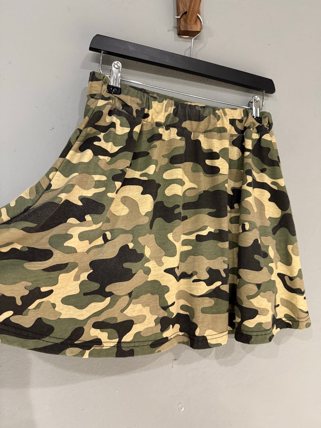 camo pattern flare-fit skirt 상품이미지6