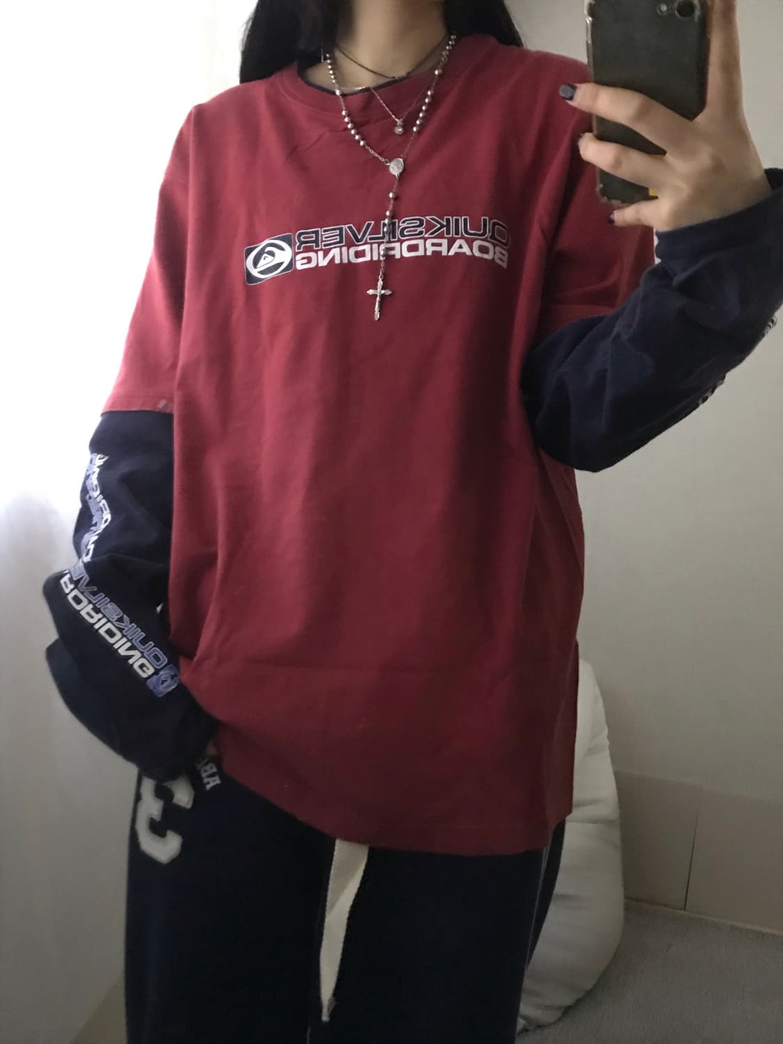 퀵실버 00s 레이어드 롱슬리브 상품이미지6