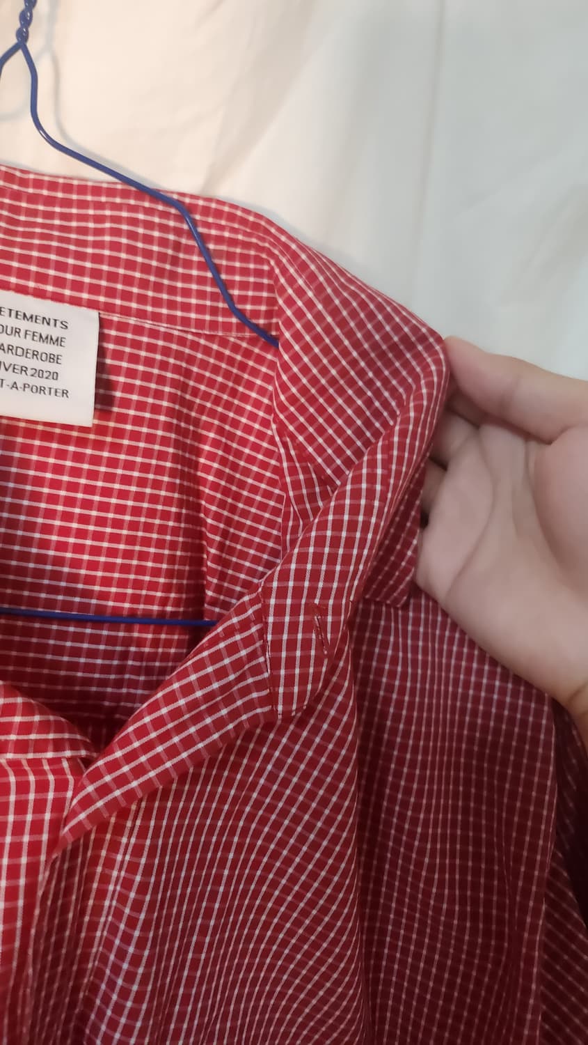 Vetements 19ss 크롭셔츠 xs 상품이미지8