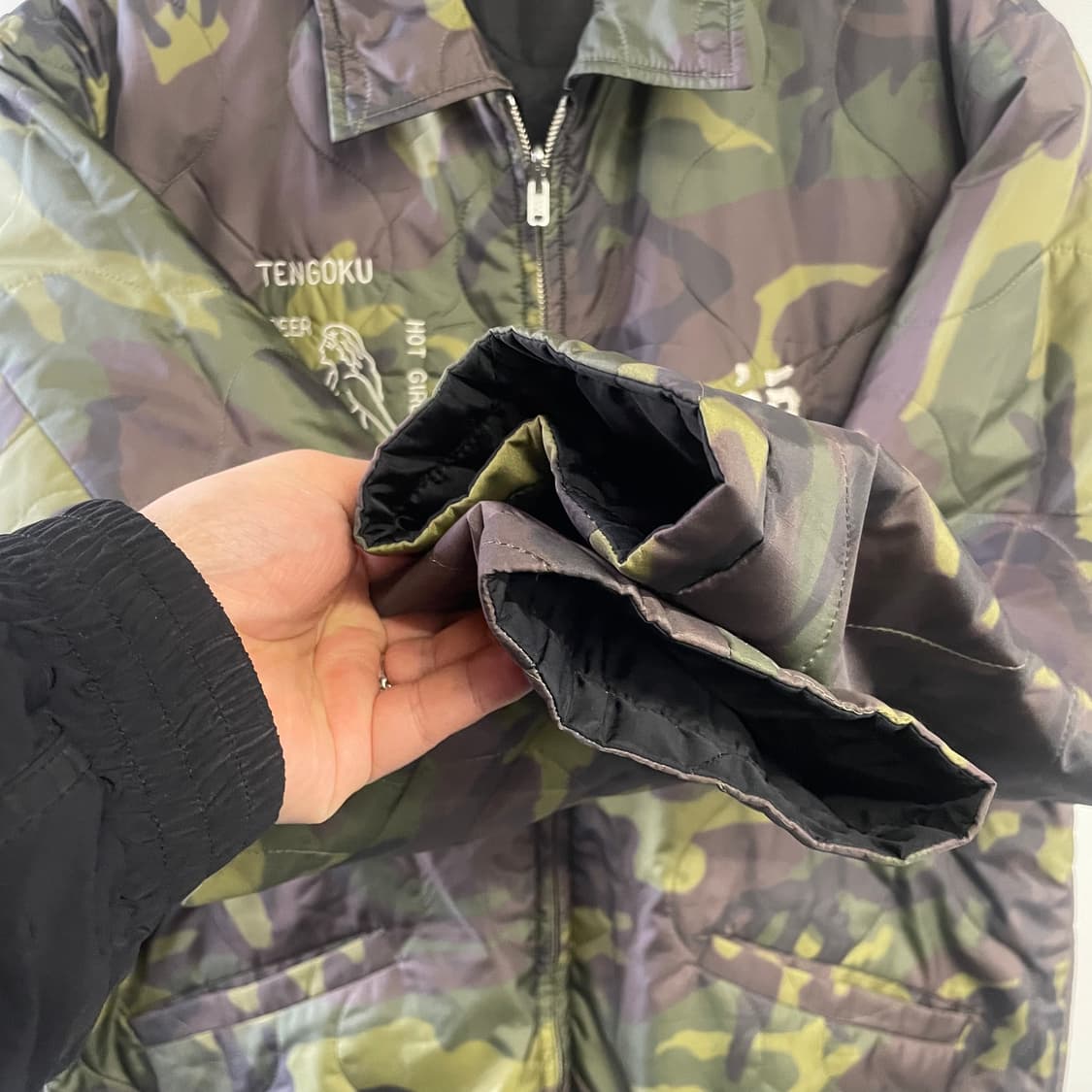 와코마리아 리버시블 베트남 자켓 상품이미지5