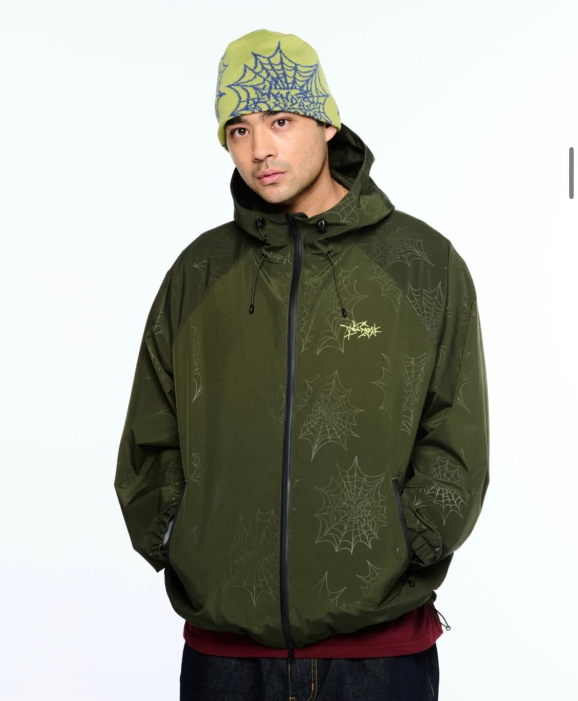 위캔더스 바막 바람막이 카키 새상품 상품이미지1