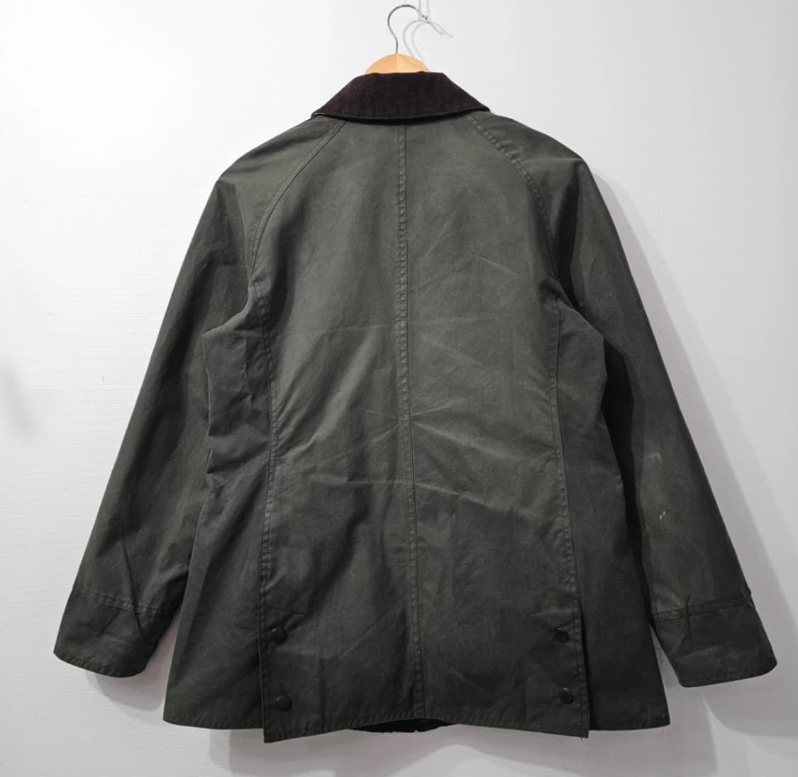 바버 왁스 자켓 UK10 올리브 ~66 상품이미지4