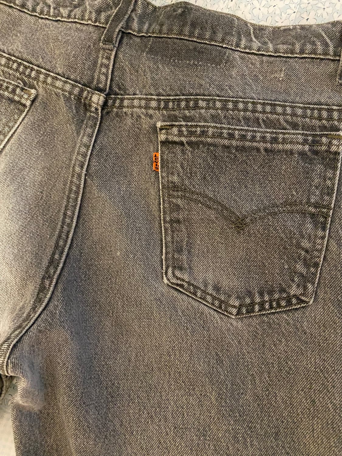 80s 리바이스 오렌지탭 517 흑청 상품이미지3