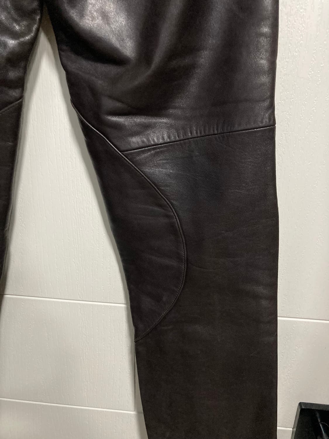 1996AW 이세이미야케 레더 바이커 팬츠 상품이미지7