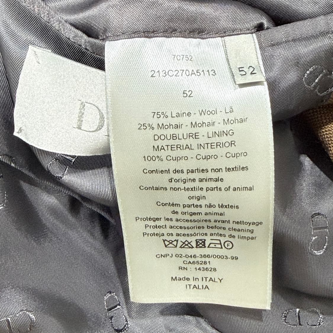 52 / 펜디 FF 모노그램 화이트 블레이저 자켓 / 택 달림 상품이미지8