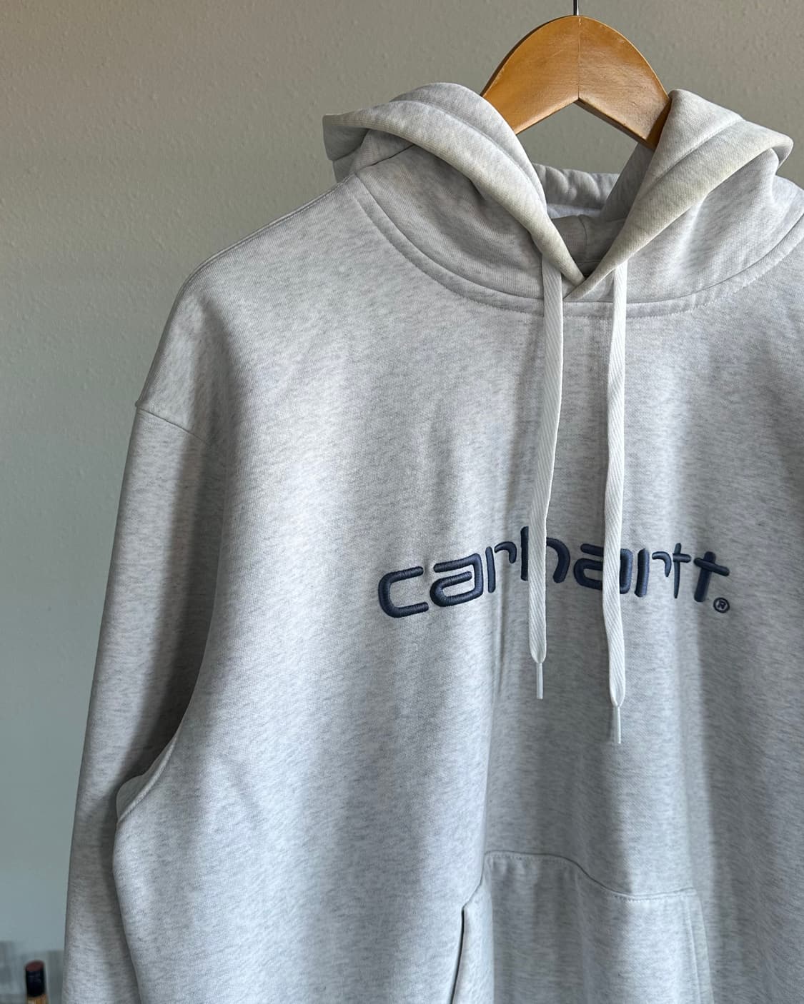 [L]칼하트 WIP 그레이 기모 스웻 후드 상품이미지2