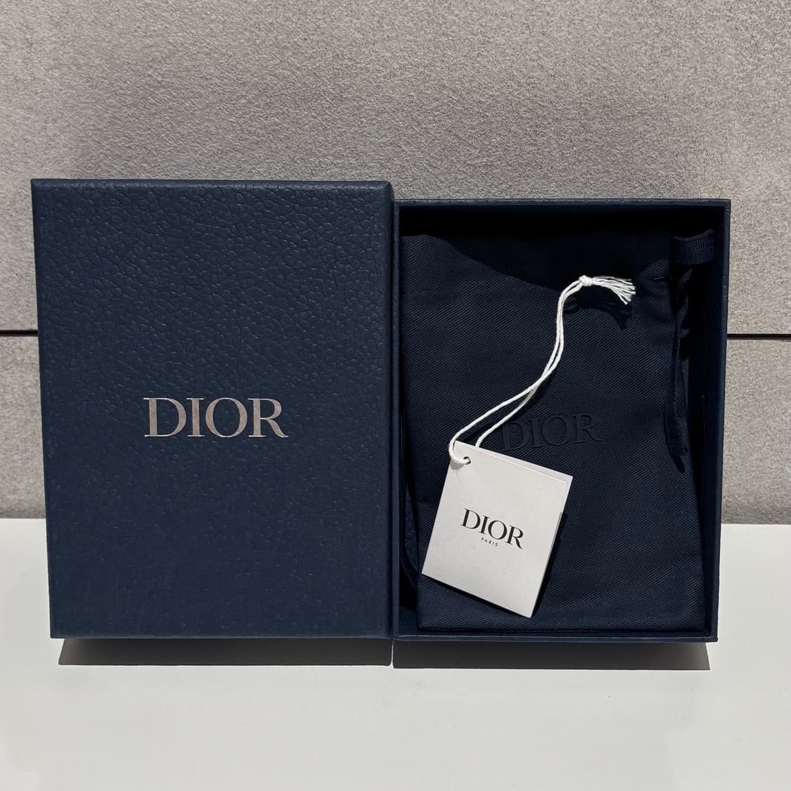 A+ OS사이즈 디올 오블리크 목걸이 카드지갑 블랙 풀구성 상품이미지8