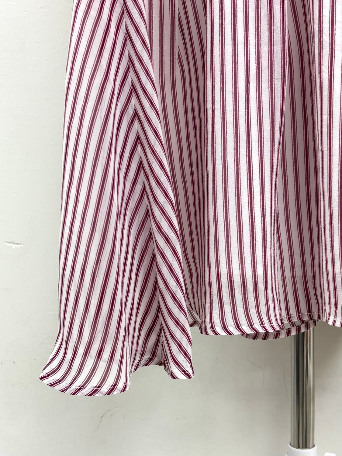 빈티지 핑크 스트라이프 스커트 상품이미지5