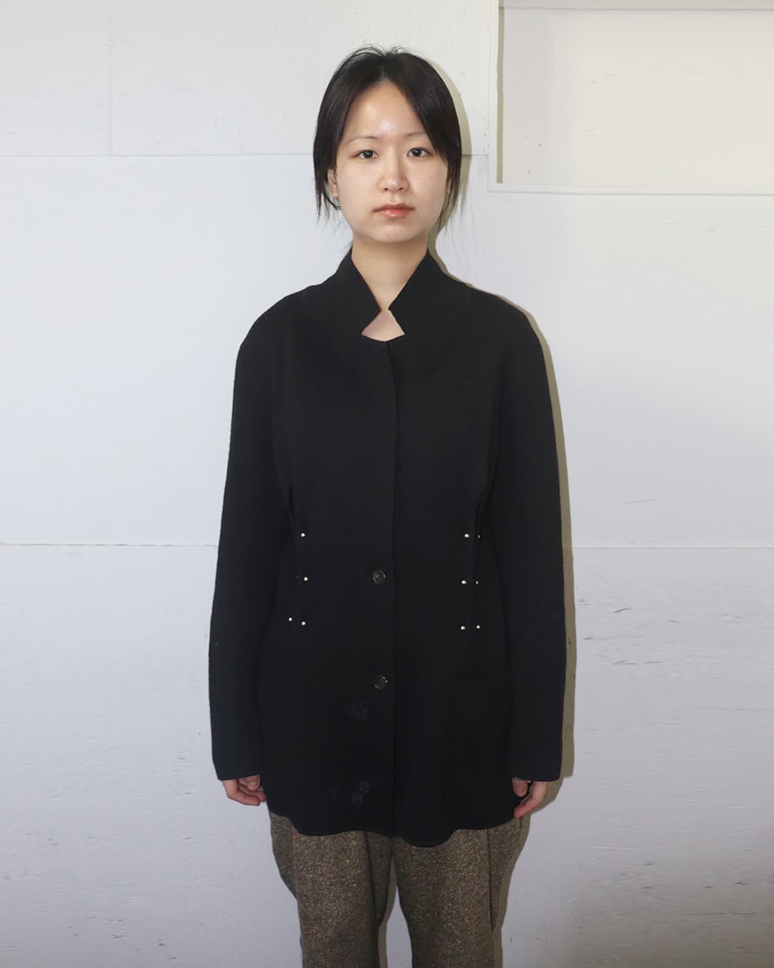 이세이 미야케 스터드 울 블레이저 상품이미지1