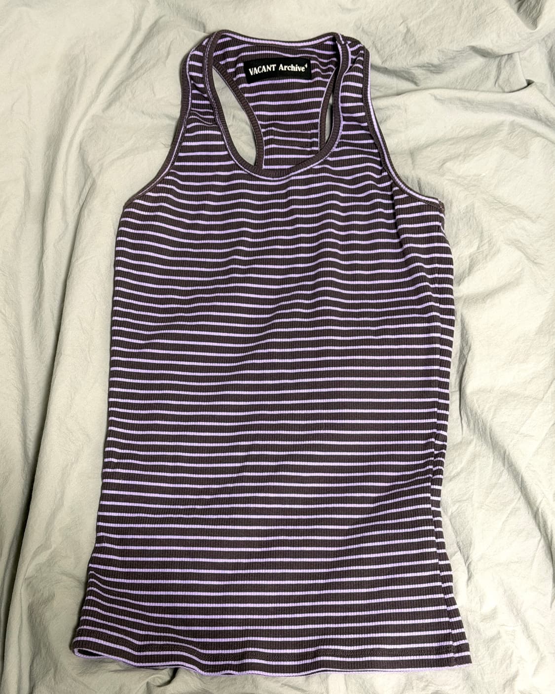 베이컨트 아카이브 maya stripe sleeveless top 상품이미지1