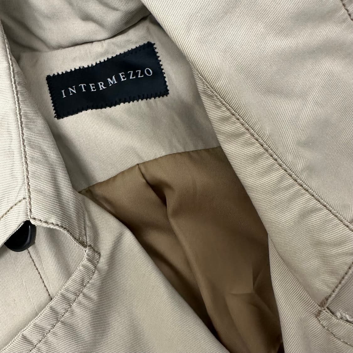 INTERMEZZO 인터메조 트렌치코트 아이보리 100(L) 상품이미지7