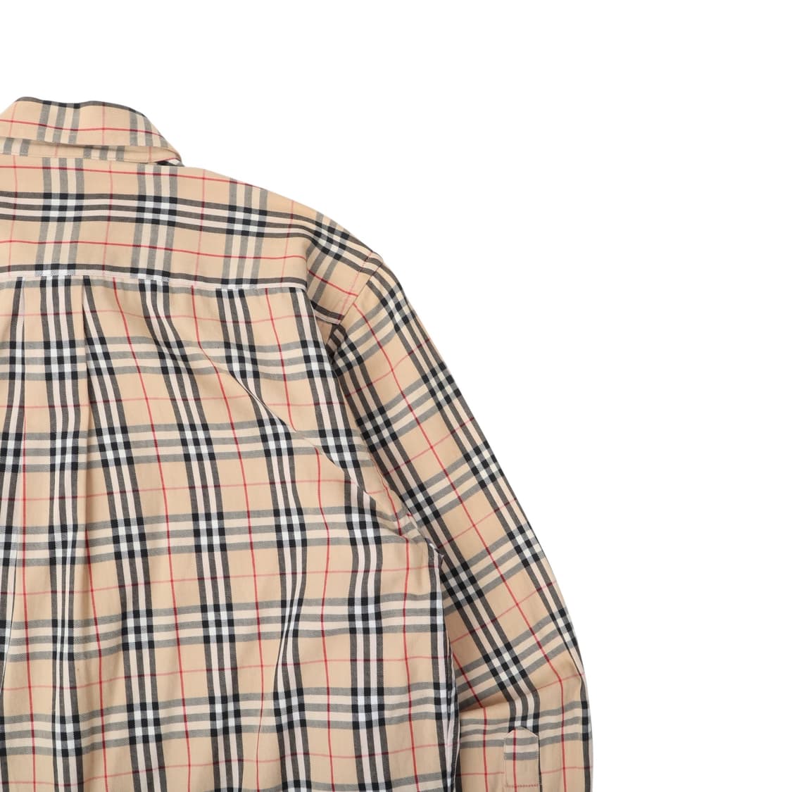 버버리 베이지 노바체크 로고 셔츠 상품이미지6