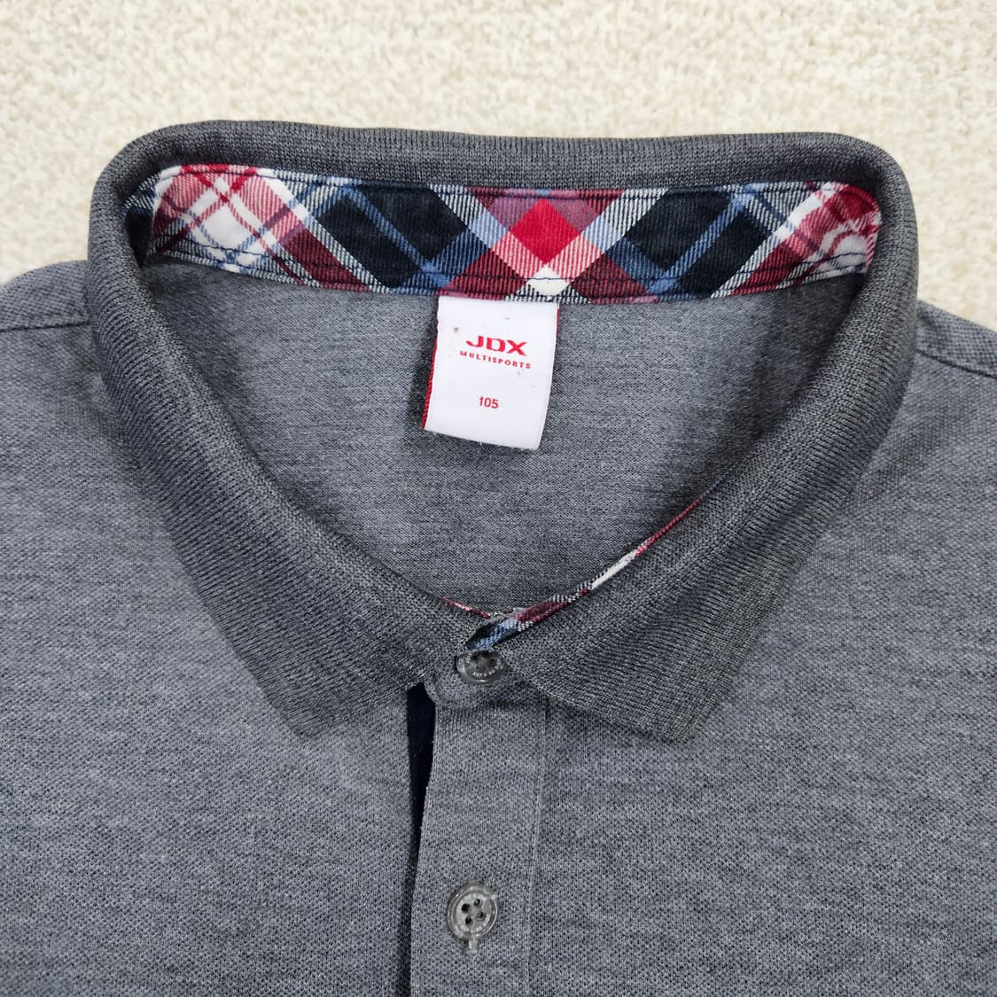 [105] JDX 골프 그레이 카라 티셔츠  1027JM1 상품이미지2