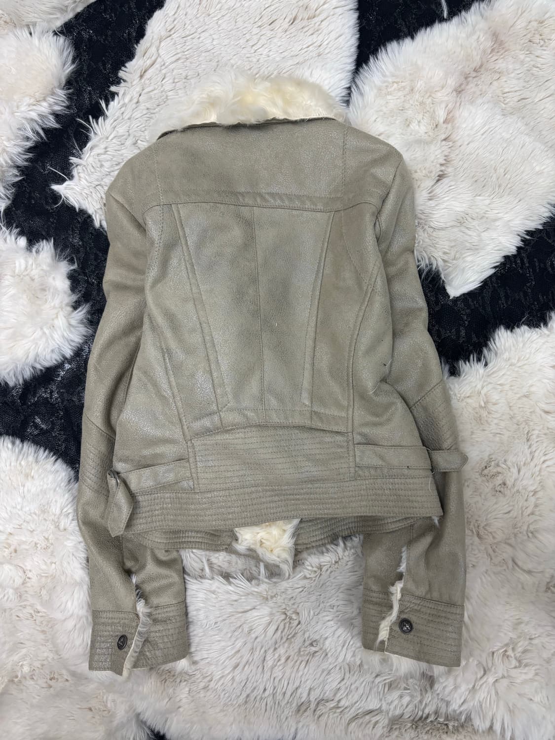 [00s] Fur Trimming Side Zip Detail Jacke 상품이미지5