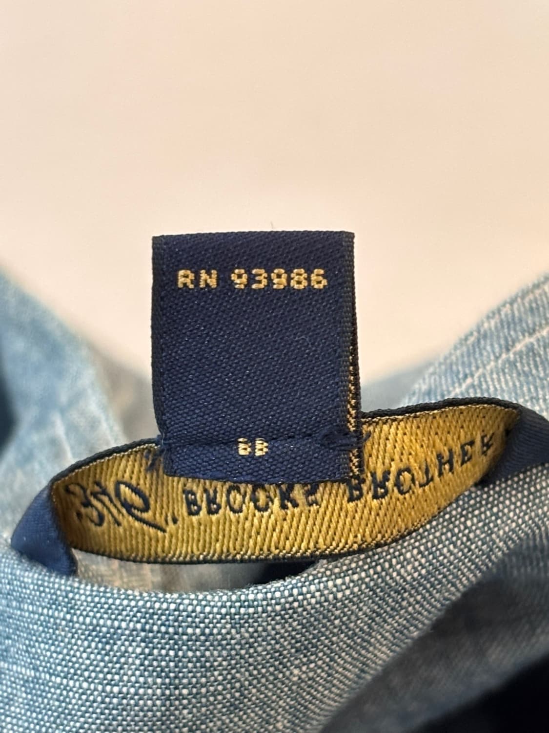 Vintage Brooks Brothers Denim One-piece 상품이미지7