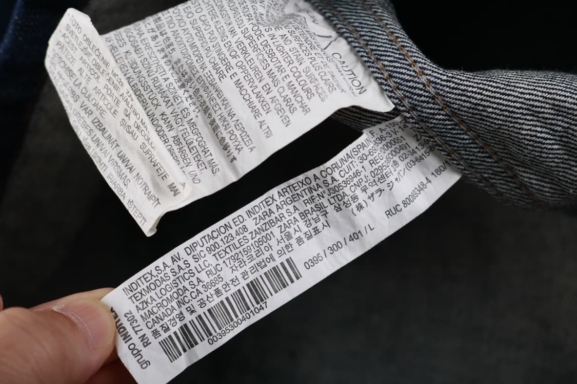 [L] 자라 데님 초어자켓 상품이미지5