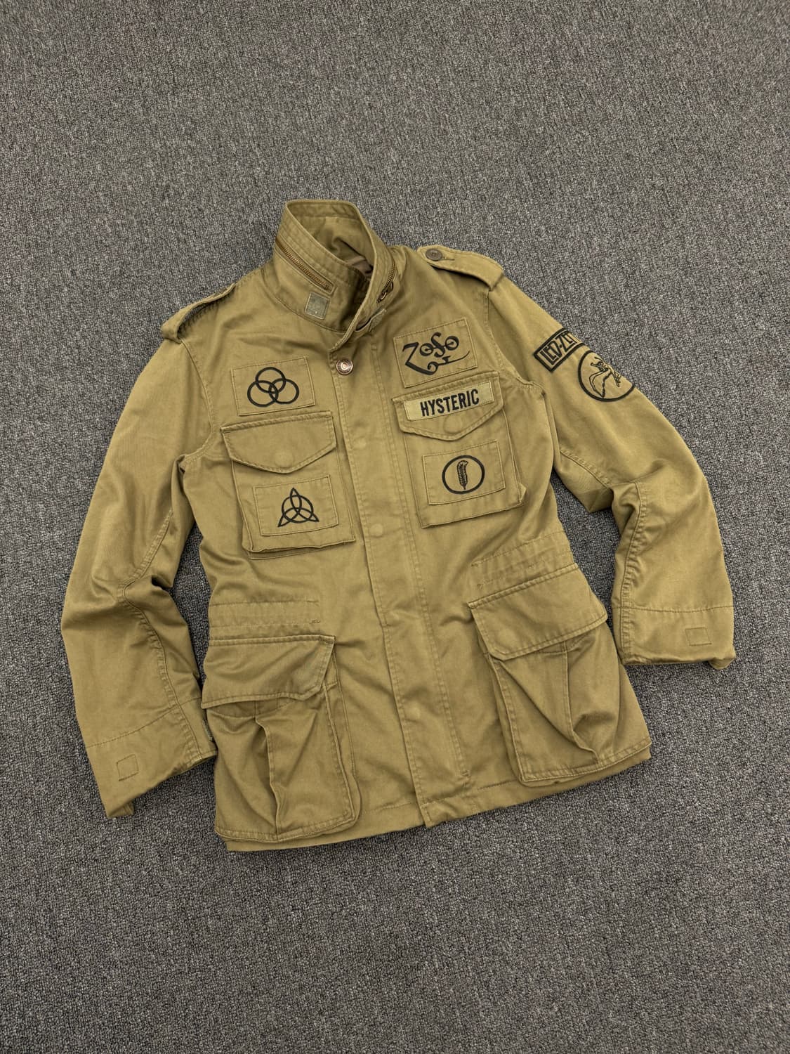 F)히스테릭 글래머X레드 제플린 여성 M-65 자켓 상품이미지3