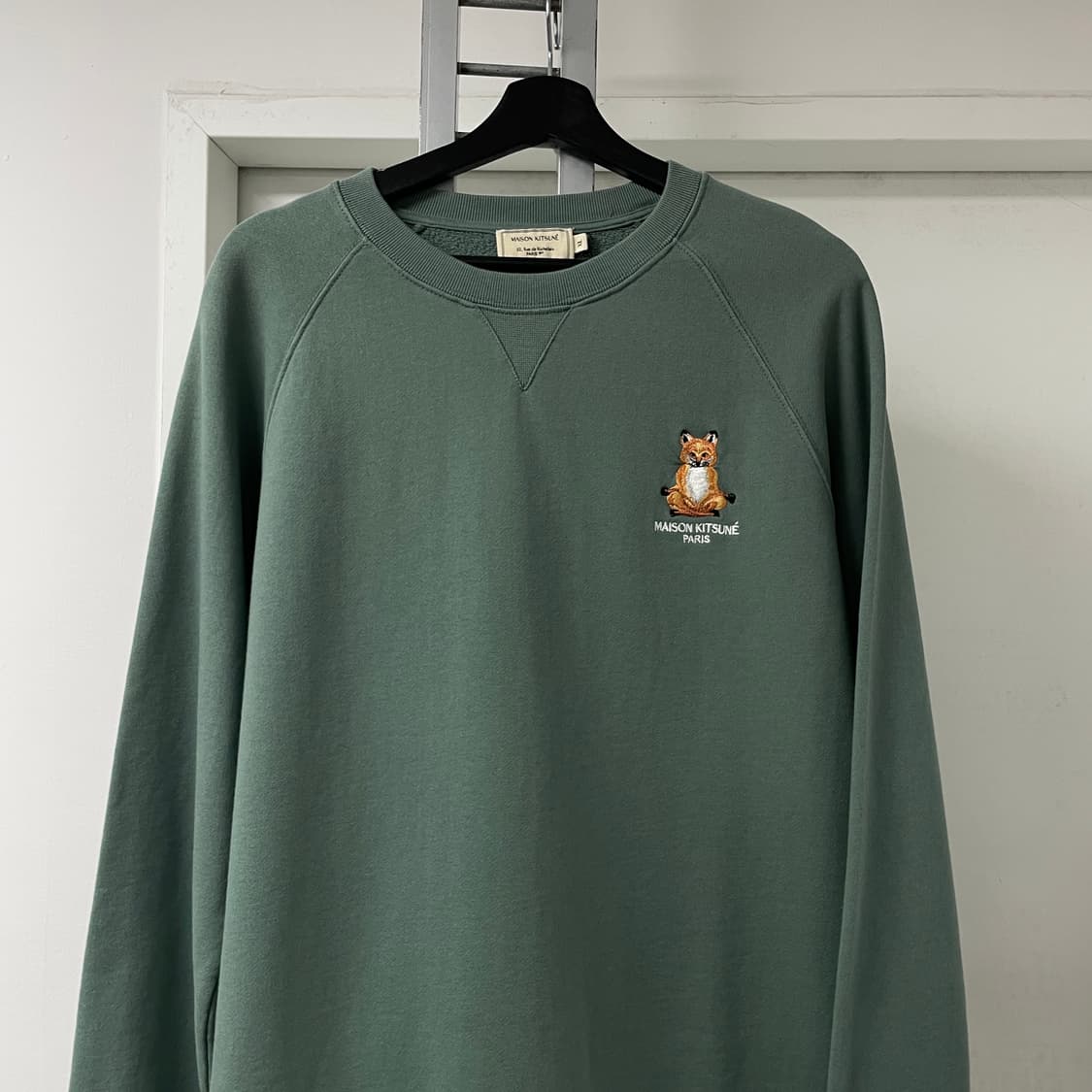 메종키츠네 그린 맨투맨 XL 상품이미지2