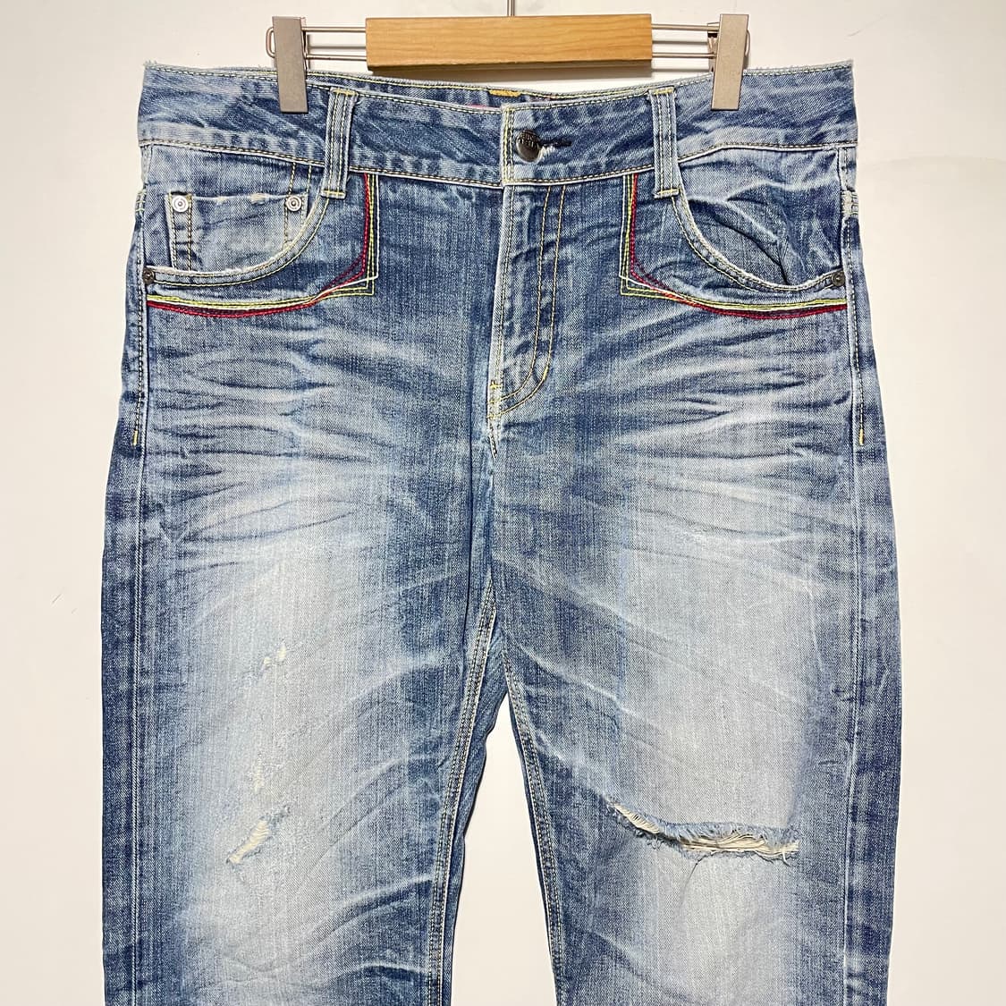 EVISU 에비수 청바지 레드 갈매기 데님팬츠 상품이미지5