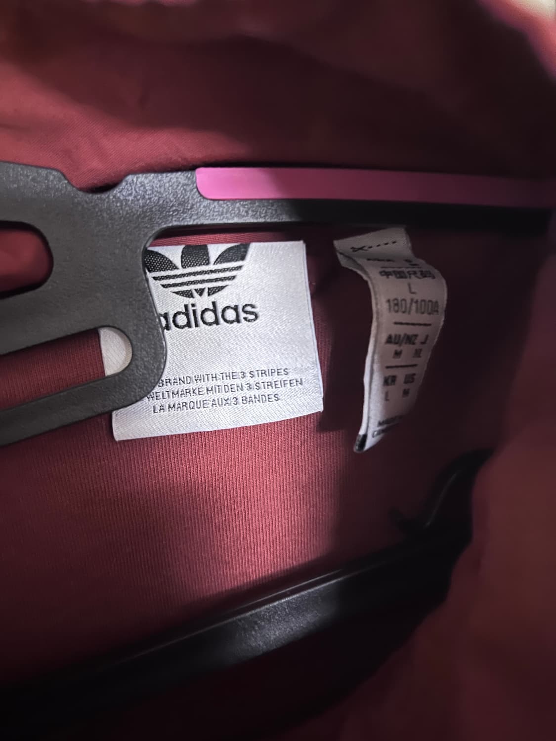 아디다스 버건디 바람막이 상품이미지3