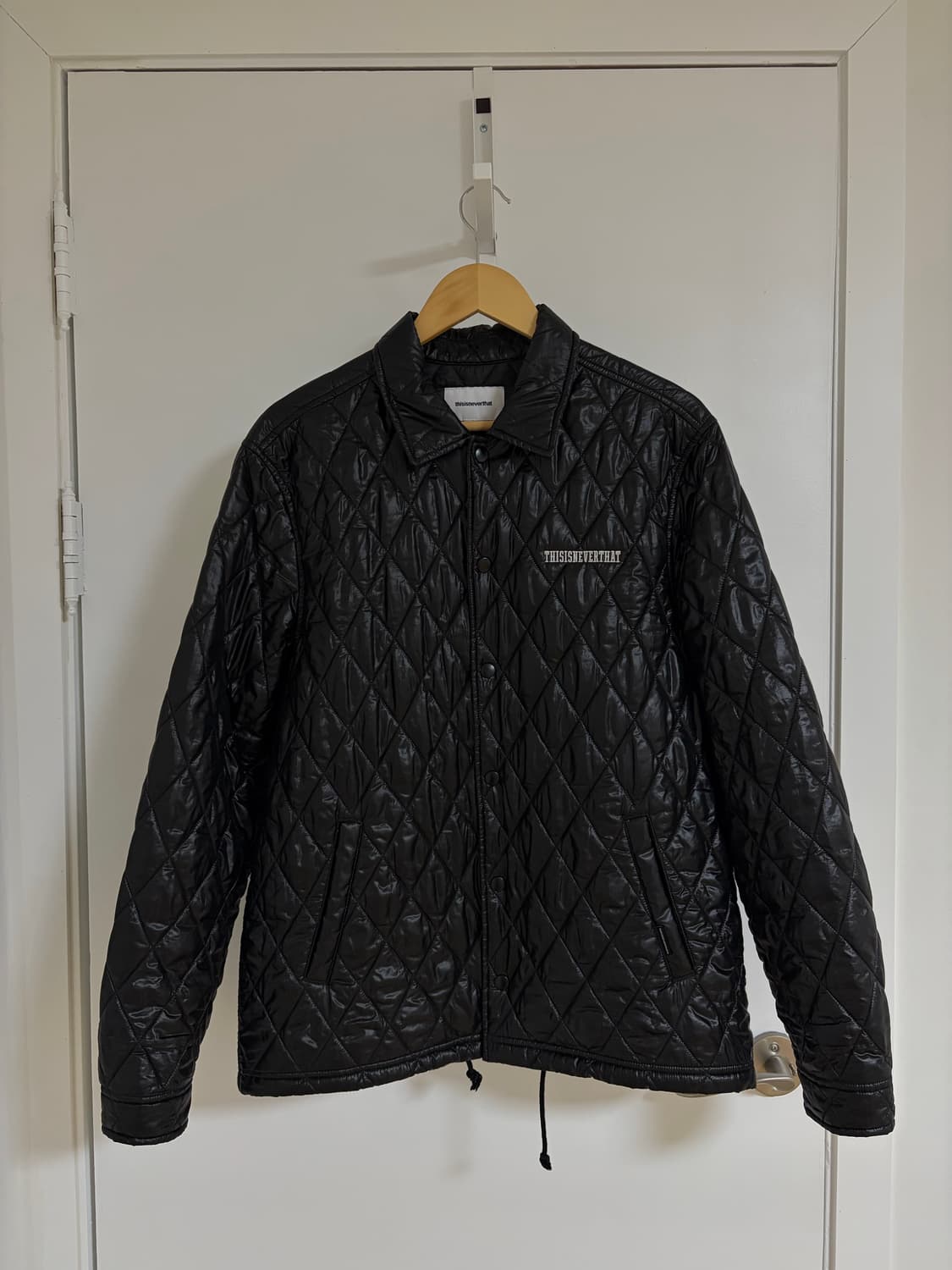 디스이즈네버댓 퀼팅 자켓 (S사이즈/블랙) 상품이미지2