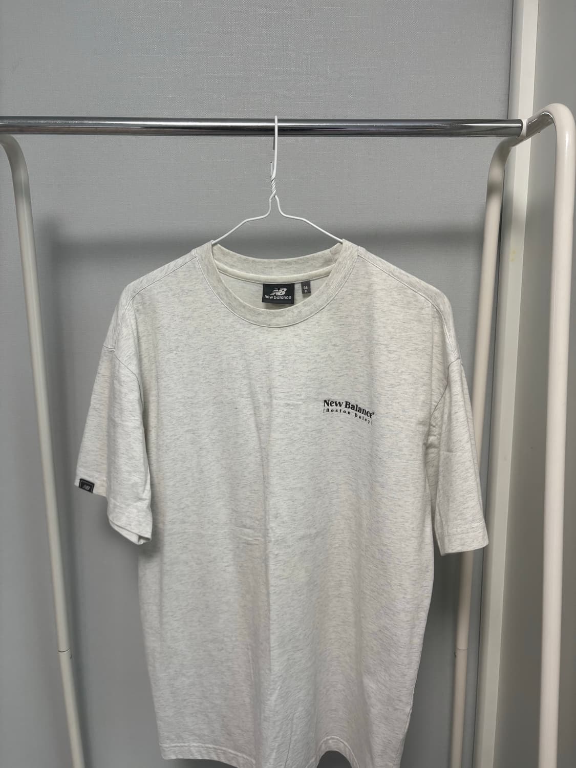 뉴발란스 반팔 오트밀 M 상품이미지2