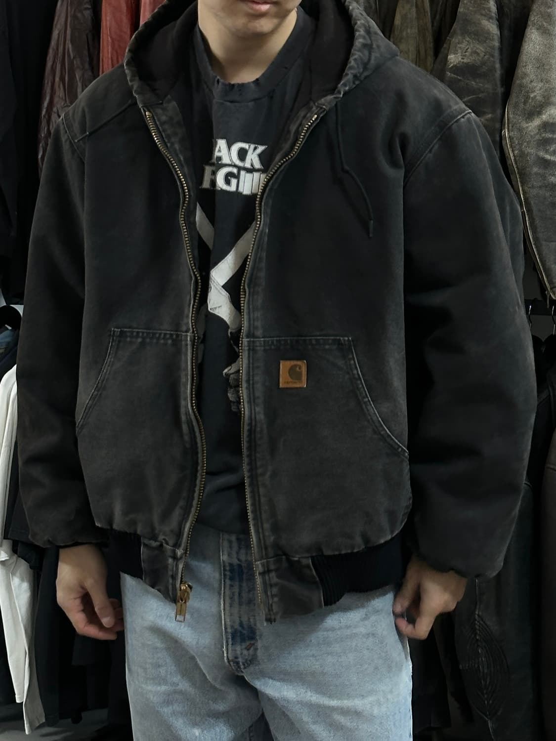 OG 칼하트 J130 액티브 자켓 칼하트 BLK 아이유 상품이미지9
