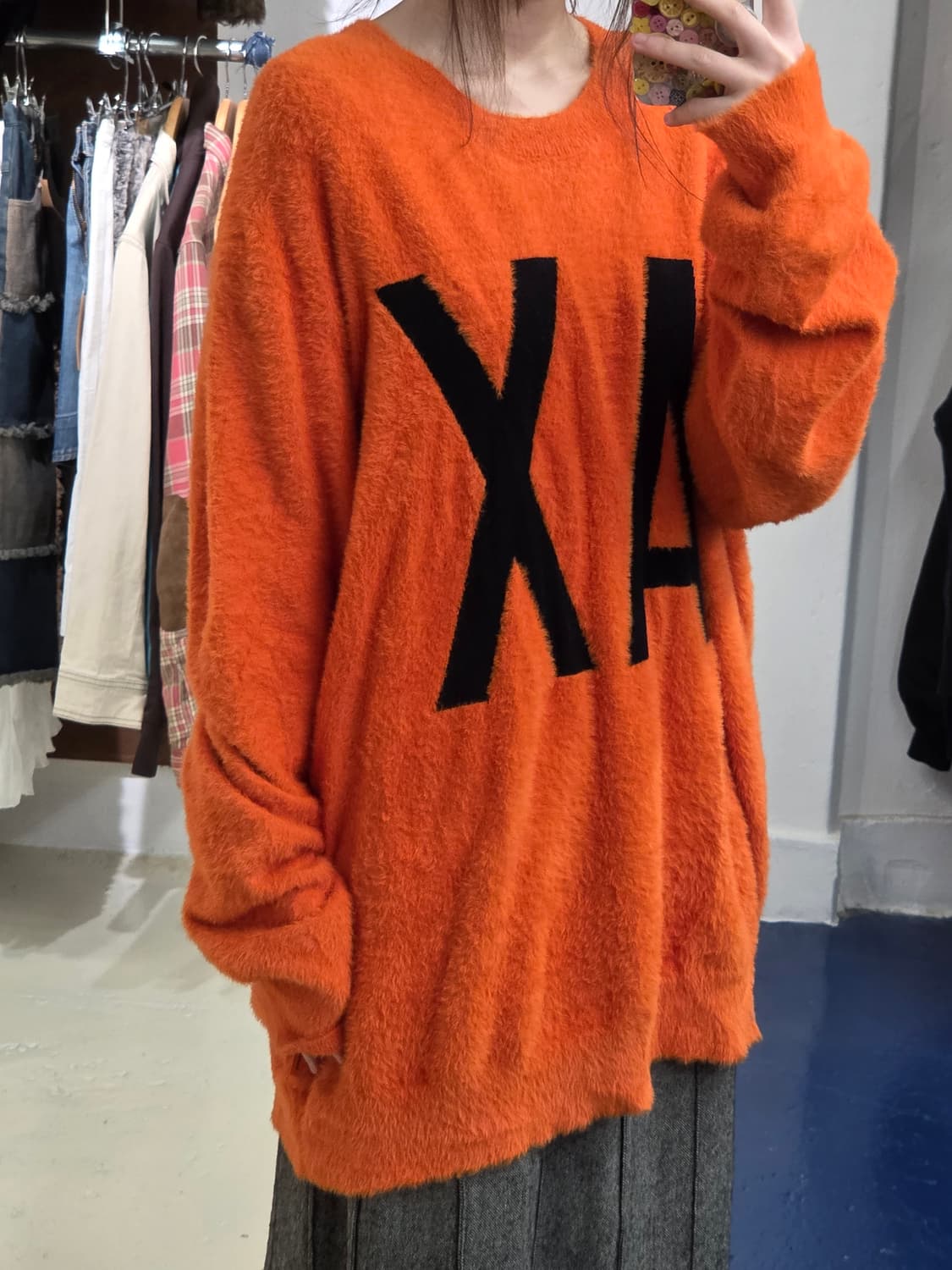 AlX 아르마니 익스체인지 오렌지 AX 니트 상품이미지3