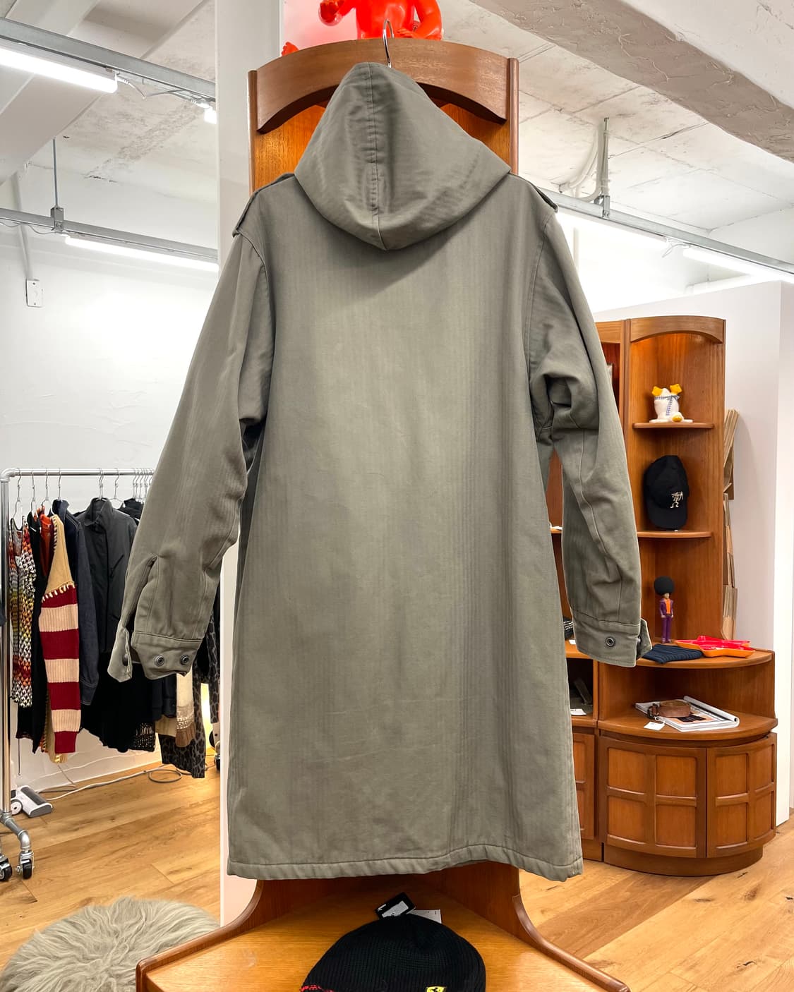 [M] APC 아페쎄 밀리터리 후드 코트 상품이미지1