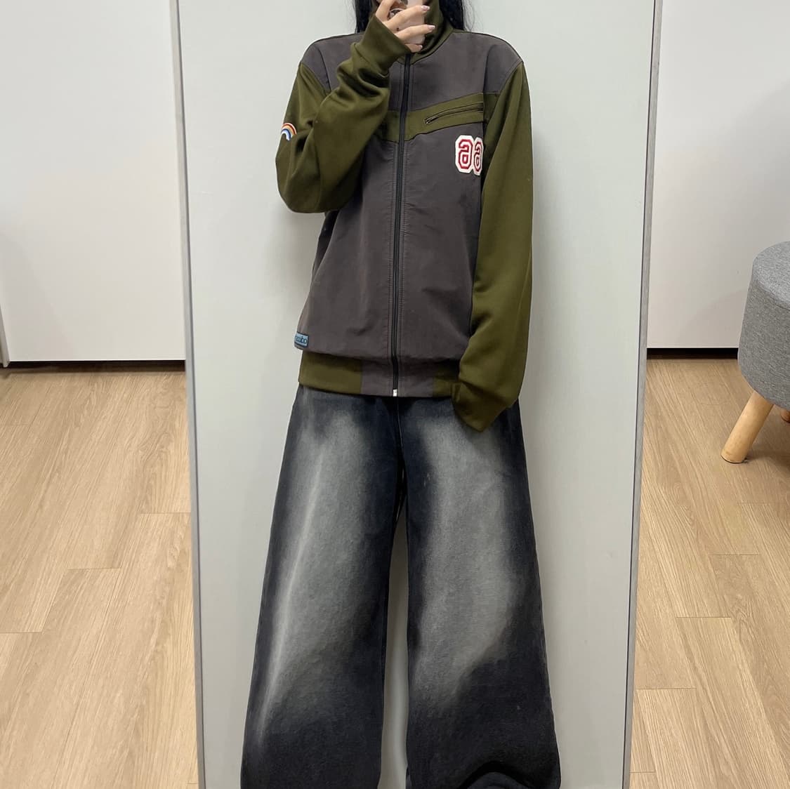 아디다스 00s 올드스쿨 브라운 카키 트랙탑 져지 상품이미지1