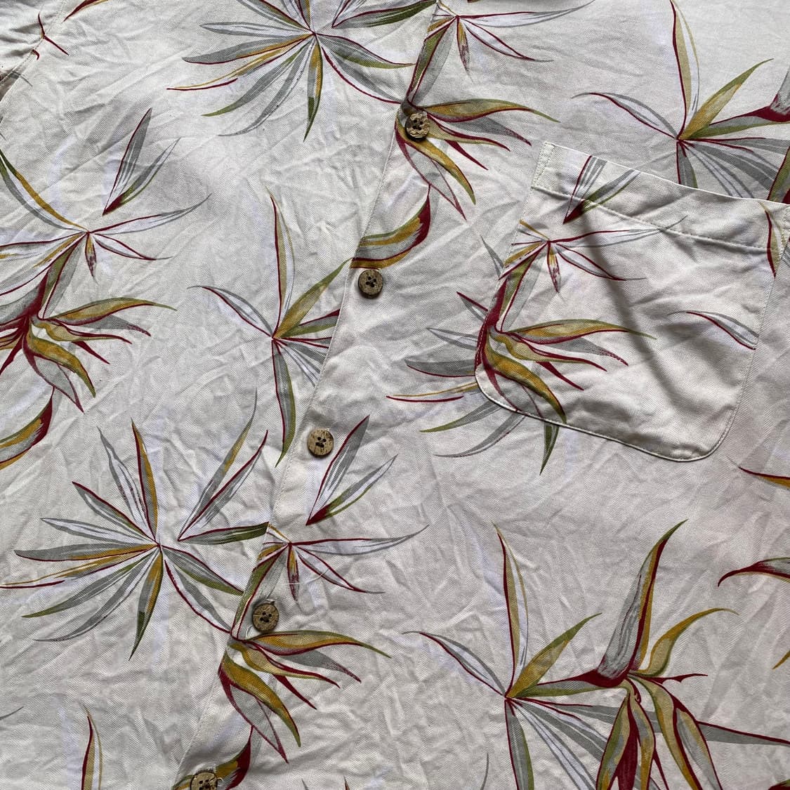 빈티지 플라워 반팔 셔츠 상품이미지3