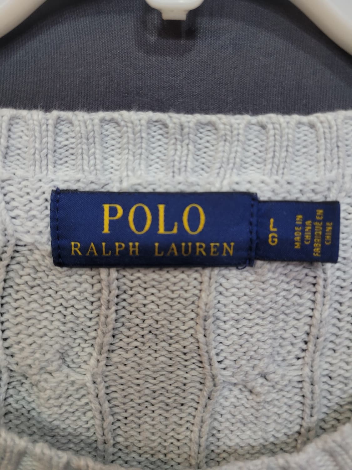 Ralph Lauren 랄프로렌 케이블 자수로고 니트 상품이미지4