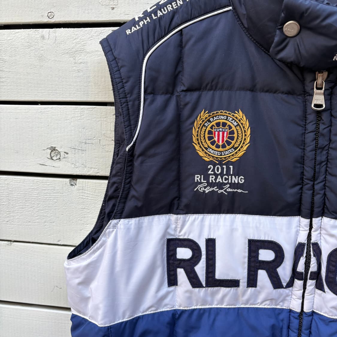 Polo 폴로 빅포니 레이싱 패딩 조끼 상품이미지3