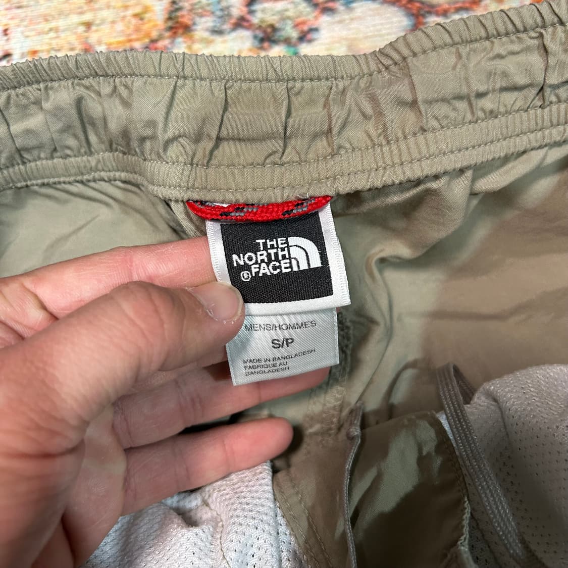 [S] 00s 노스페이스 나일론 컨버터블 팬츠 베이지 상품이미지4